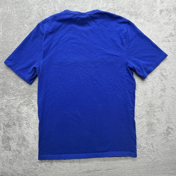 Champion Shirt Mens Medium Blue Script Logo Graphic Tee T-Shirt Casual Crewneck - Picture 7 of 7